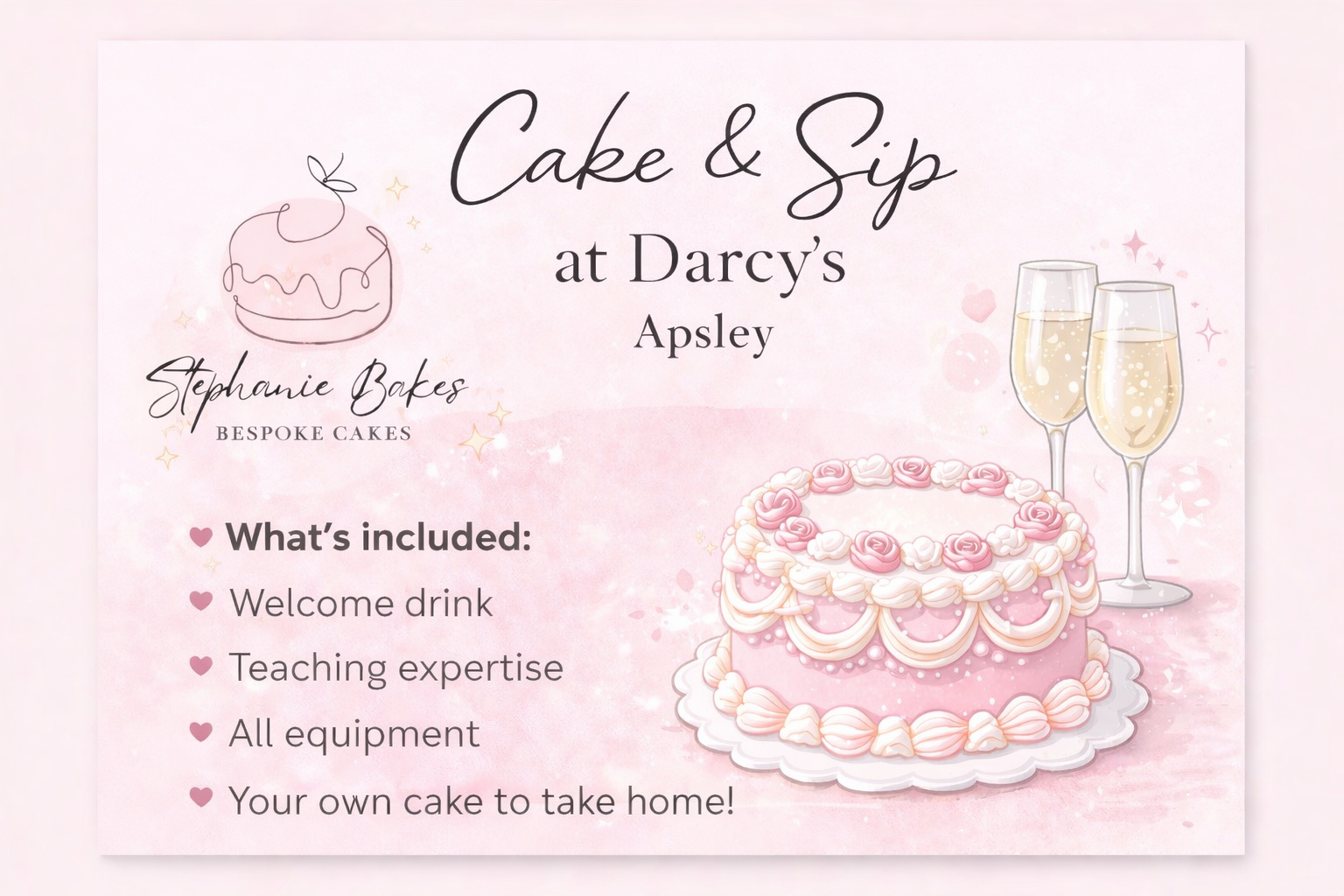 Cake & Sip Event