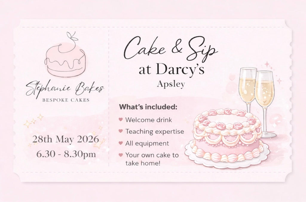 Cake & Sip Event Ticket 28th May 2026
