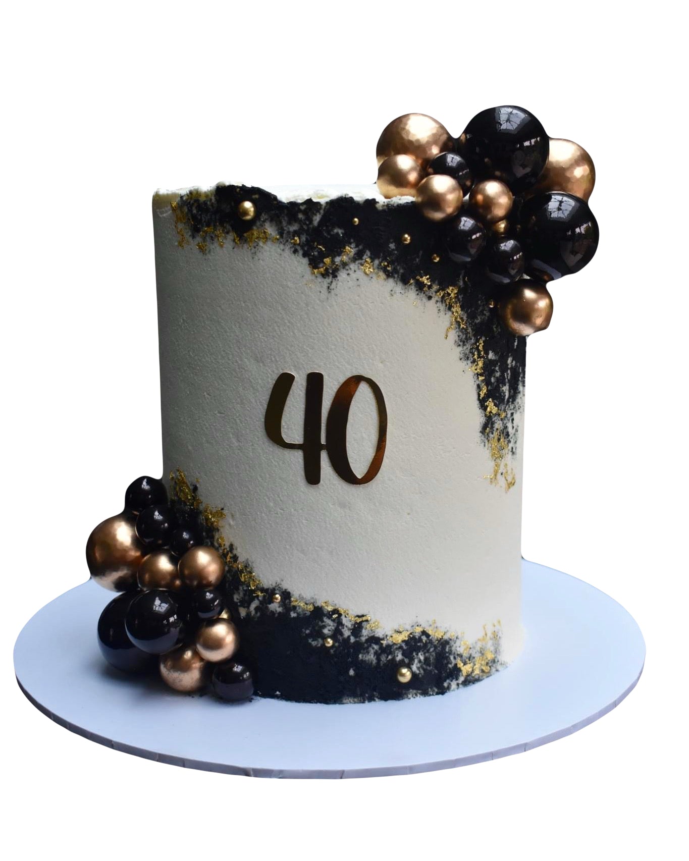 Black and Gold Cake